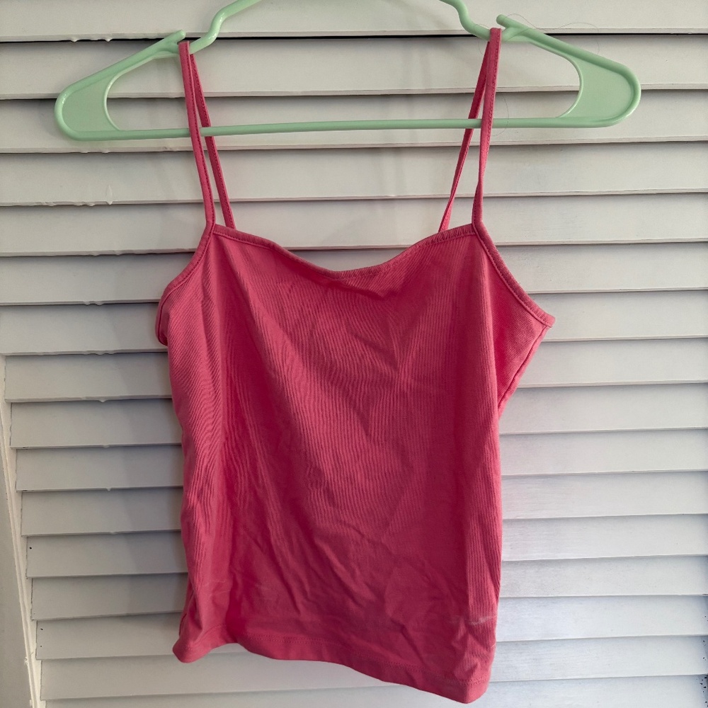 Pink crop top